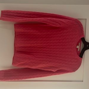 Pink Belford cashmere sweater (size small)